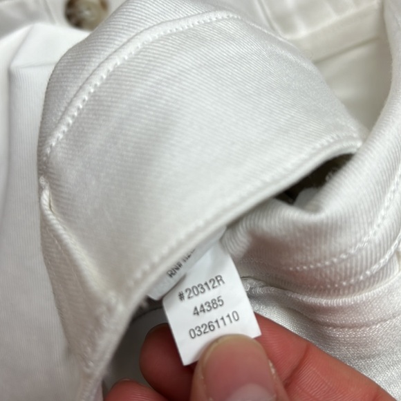 Spanx Stretch Twill Cropped Pant In Bright White, SIZE XL 1318 - Picture 7 of 9